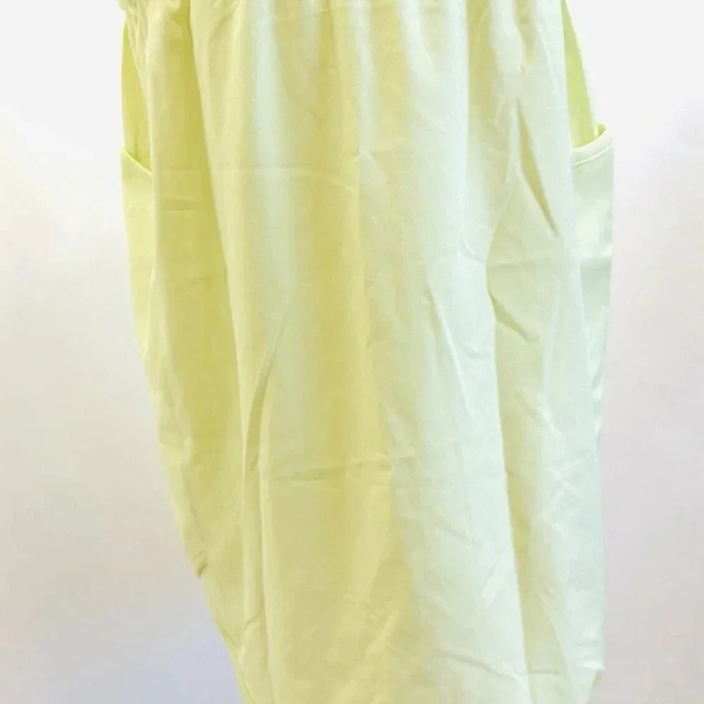 NWT TEK GEAR Women Sleeveless Pullover Round Neck Drawstring Green Dress Large - Picture 8 of 11
